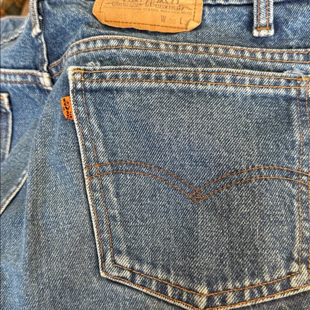 Vintage Levi’s 505 Jeans – Made in Canada 🇨🇦 | 38x32 Orange tab